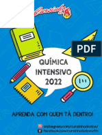 (INTENSIVO) Apostila Química 2022 - Professor