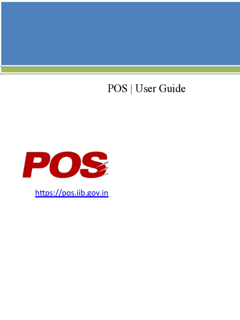 POSUserGuide 2020 | PDF