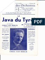 Emile Van Herck La Java Du Tyrol - Orchestration Po