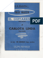 Fred Martin El Guitarrista (Orchestration Complète) 1961 Po