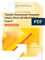 CP Mata Pelajaran Teknik Pemesinan Pesawat Udara