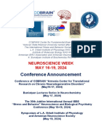 Conference Announcement: Neuroscience Week MAY 16-19, 2024