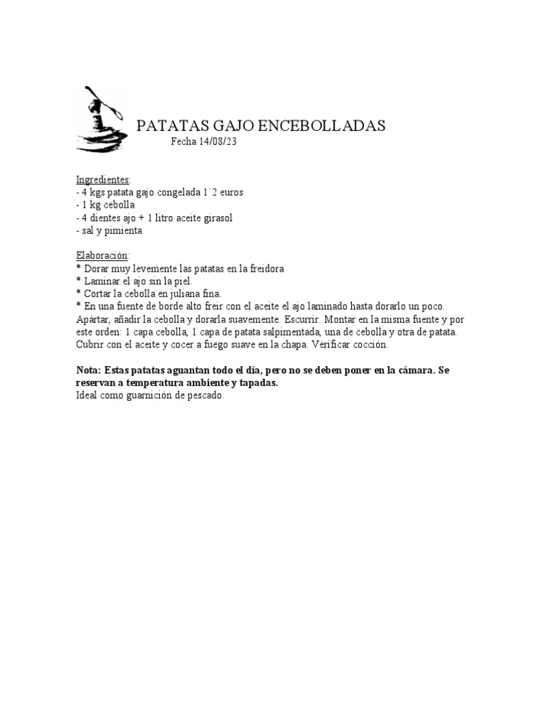 Patatas Gajo Encebolladas PDF