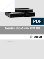Bosch Divar Network 2000 - Installation - Guide