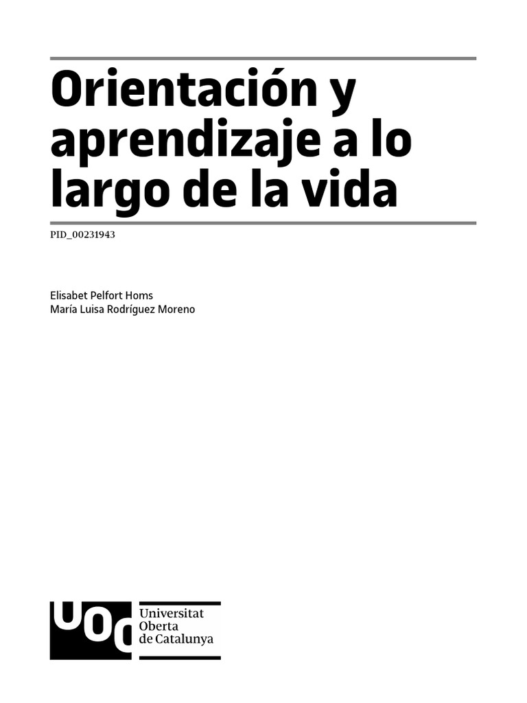 Pid 00231943 | PDF | Crecimiento personal y profesional