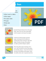 Paper Plate Sun Craft Instructions