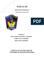 Makalah Metode Pendidikan Kelompok 9