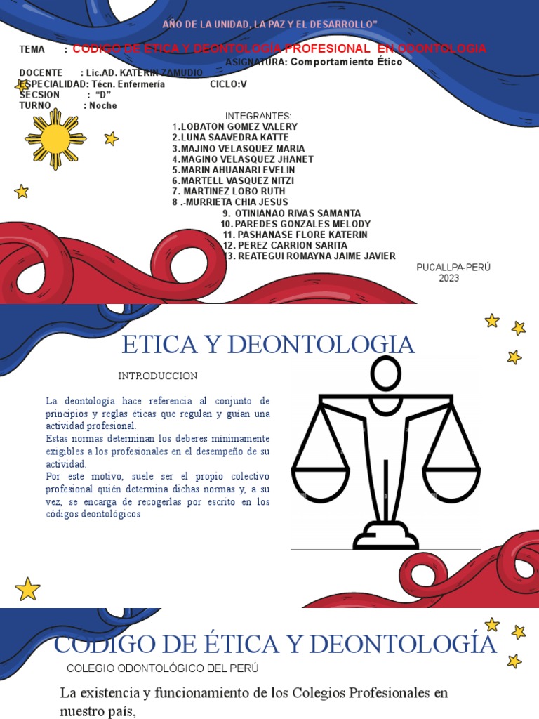 Codigo de Etica y Deontologia en Odontologia 4 | PDF