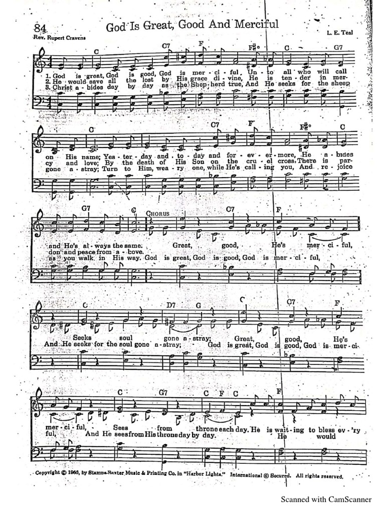 God Is Great, Good and Merciful | PDF