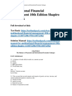 Multinational Financial Management 10th Edition Shapiro Test Bank 1