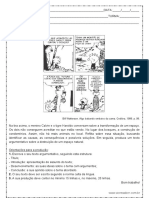 Atividade de Portugues Producao de Texto Argumentativo 8º Ano Word