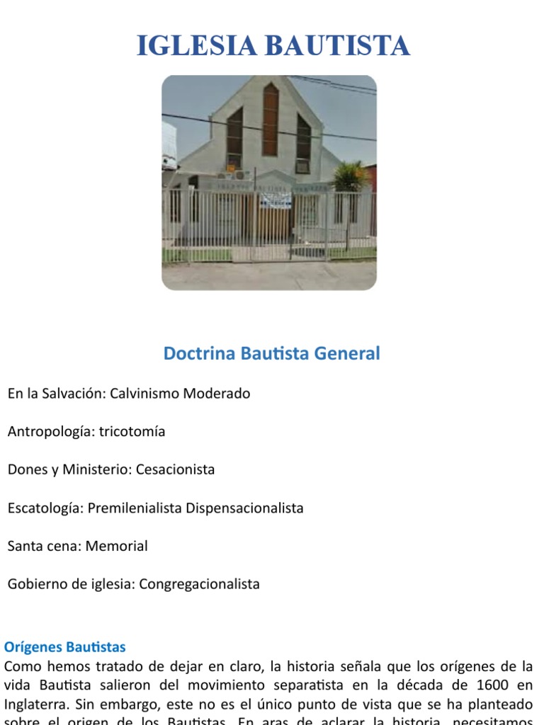 Iglesia Bautista | PDF