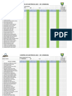 Registro de Asistencia Julio