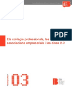 Monografia 3: Els col·legis professionals, les associacions empresarials i les eines 2.0