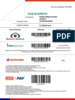 Ficha de Deposito de Pago