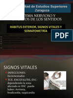 Habitus Exterior, Signos Vitales y Somatometría