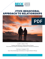 A Cognitive Behavioral Approach To Relationships