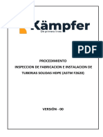 Kampfer-cap22083-2301052-Pr-013 Procedimiento de Instalacion de Tuberias de Hdpe