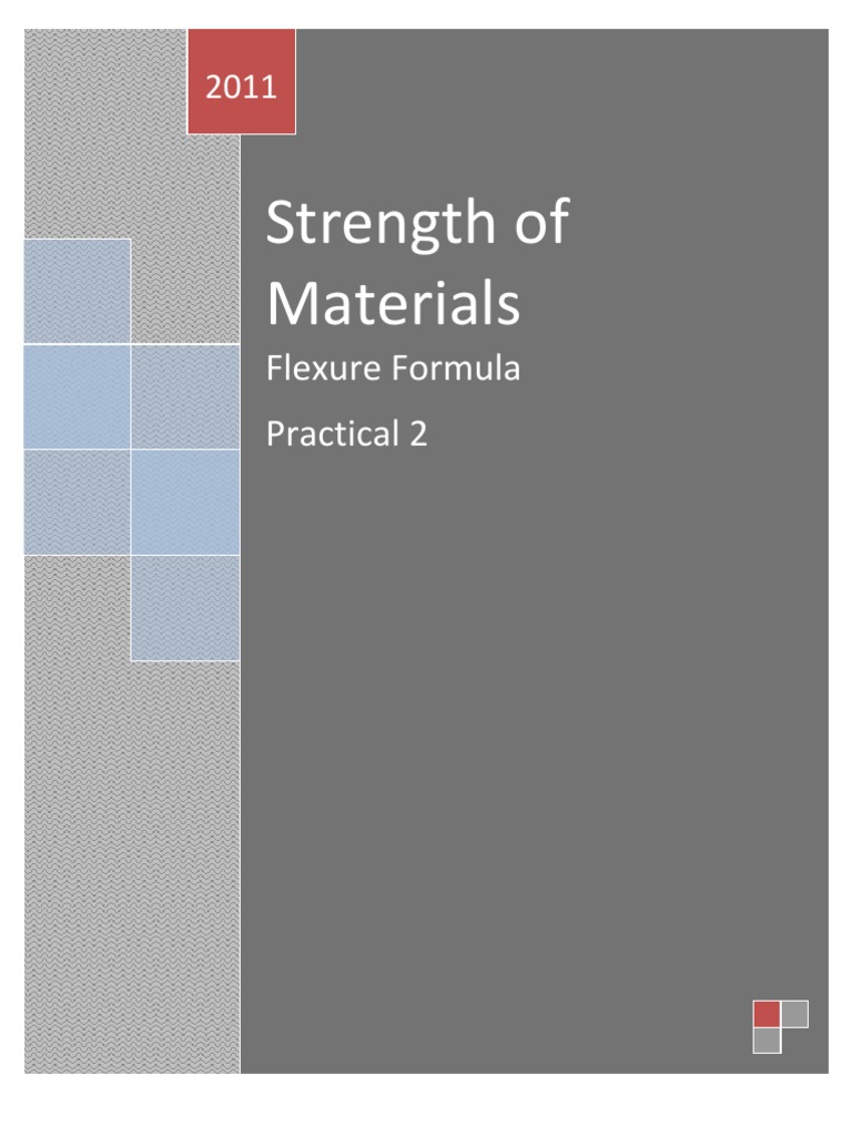 Flexure Formula Project PDF Bending Stress (Mechanics)