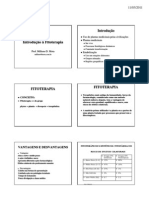Introdução À Fitoterapia - O Papel Do Farmacêutico Na Fitoterapia - Legislação De Fitoterápicos - Milleno D. Mota - Fitoterapia - UNIME