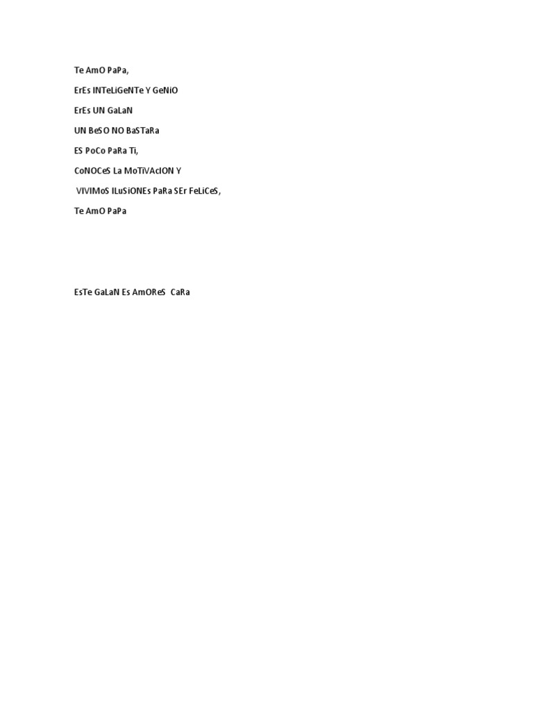 Te AmO PaPa | PDF
