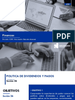 Sesion 26 - Politica de Dividendos y Pago