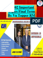CS302 Subjective FinalTerm by Vu Topper RM