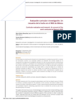 Evaluación Curricular e Investigación. Un Recuento de Lo Hecho en El INEE de México