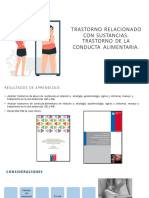 Trastornos Relacionada Con Sustancias Trastorno de La Conducta Alimentaria