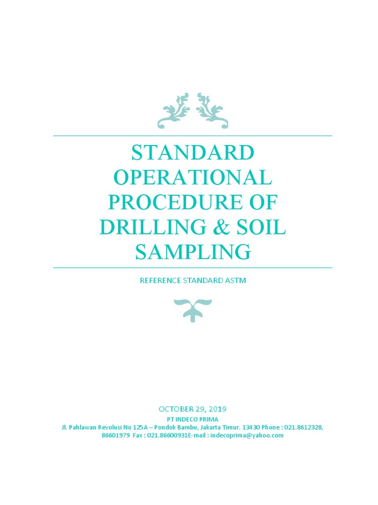 PTIP.10.19 SOP Drilling & Soil Sampling PDF