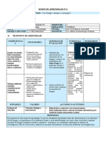 1° - Sesion de Aprendizaje - 5 - Secundaria