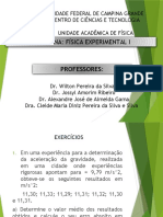 MEDIDAS DIRETAS Exercícios