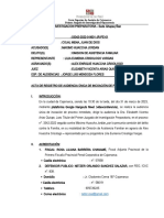 Acta Modelo de Proceso Inmediato