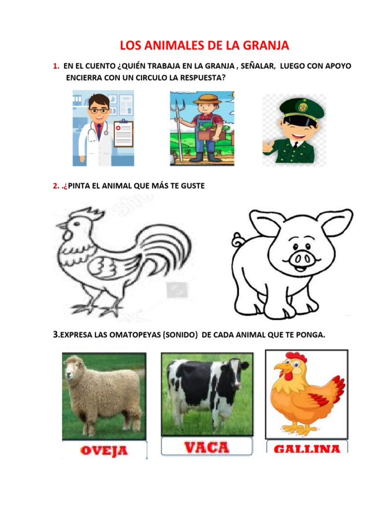 Los Animales de La Granja-S-E | PDF