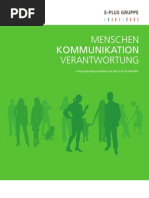 Menschen – Kommunikation – Verantwortung: Corporate Responsibility bei der E-Plus Gruppe
