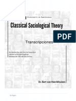 Trancripts - MOOC - Classical Sociological Theory