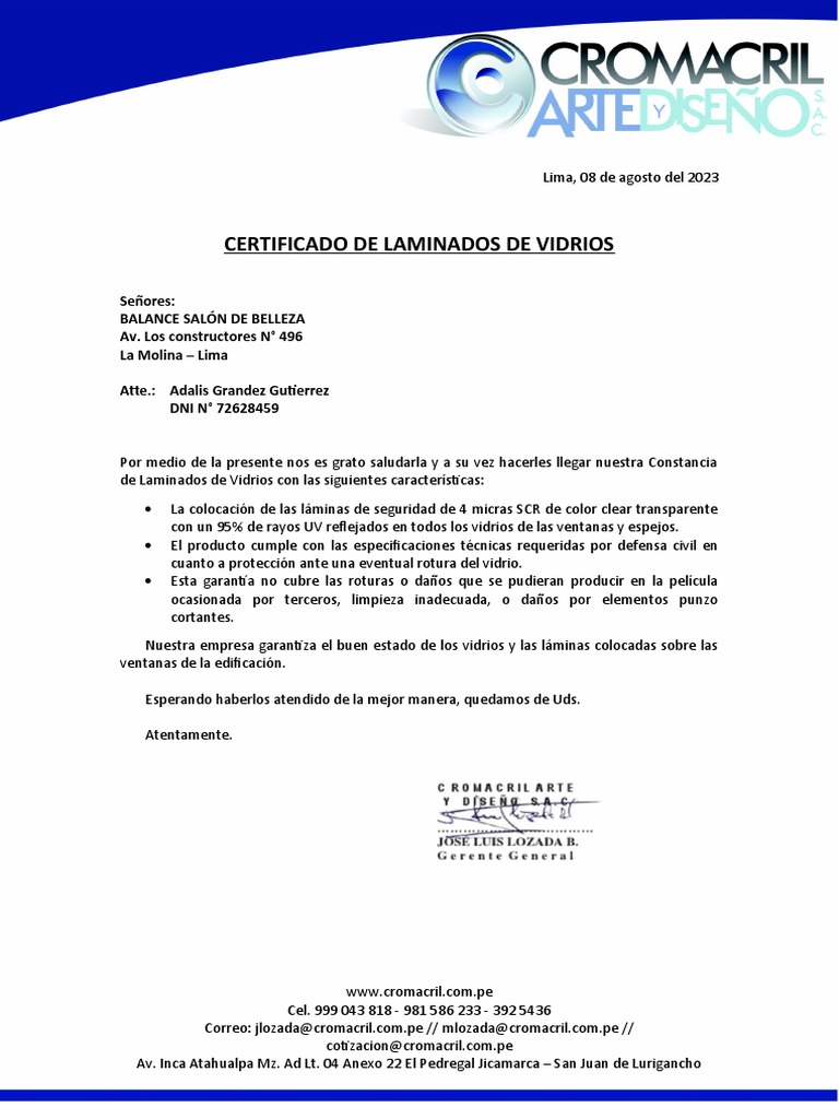 Cromacril | PDF