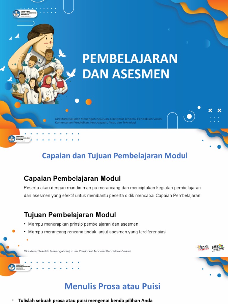 Modul Pembelajaran dan Asesmen Efektif | PDF | Pengembangan Diri
