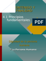 Contenido y Finalidad