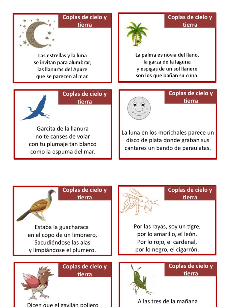 4 Coplas de Cielo y Tierra | PDF