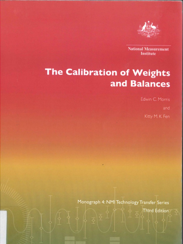 NMI Australia Calibration of Weight and Balance PDF