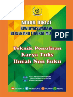 Modul Menulis KTI Non Buku