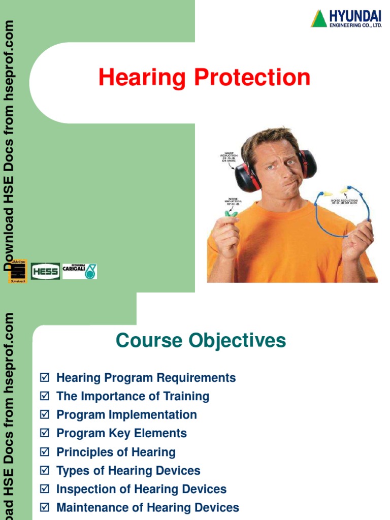 Hearing Safety HSE Presentation 1691739089 PDF