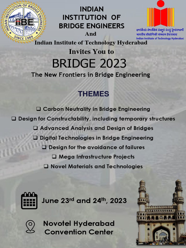 IITH-IIBE Brochure - Bridge 2023 | PDF