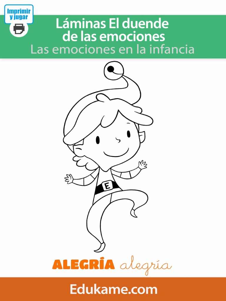 Actividades para Imprimir Laminas Blanco y Negro El Duende de Las ...