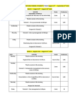 MEDC 5344 - Group F & C - SCHEDULE FOR ONLY EWMSC STUDENTS From August 14th - September 8th 2023