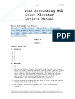 Integrated Accounting 8th Edition Klooster Solutions Manual Download
