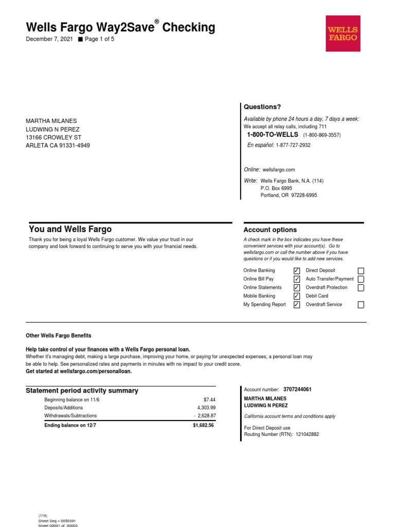 Wells Fargo Way2Save _ Savings and Certificate of Deposit (CD) Interest ...