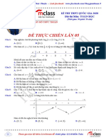 (Hồ Thức Thuận) - ĐỀ THỰC CHIẾN LẦN 5-2020 FILE ĐỀ PDF