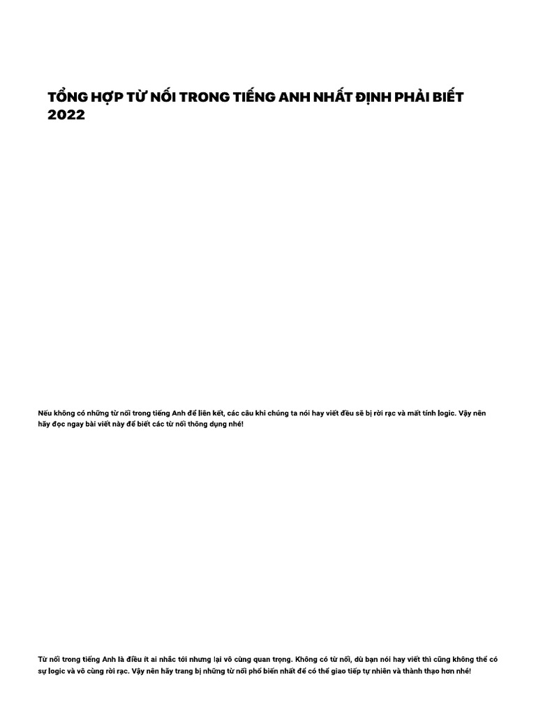 Cac Chu De Noi Trong Tieng Anh